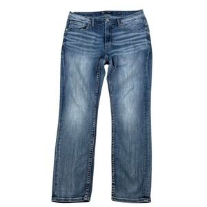 BKE Jeans Mens 32x28 Blue Mason Relaxed Straight Leg Stretch Coolmax Denim